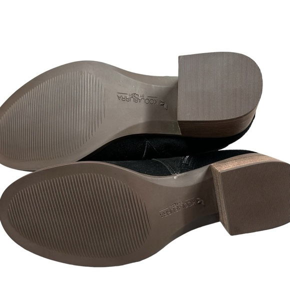 Koolaburra UGG Sofiya Suede Studded Bootie Black Size 8 - Picture 9 of 10